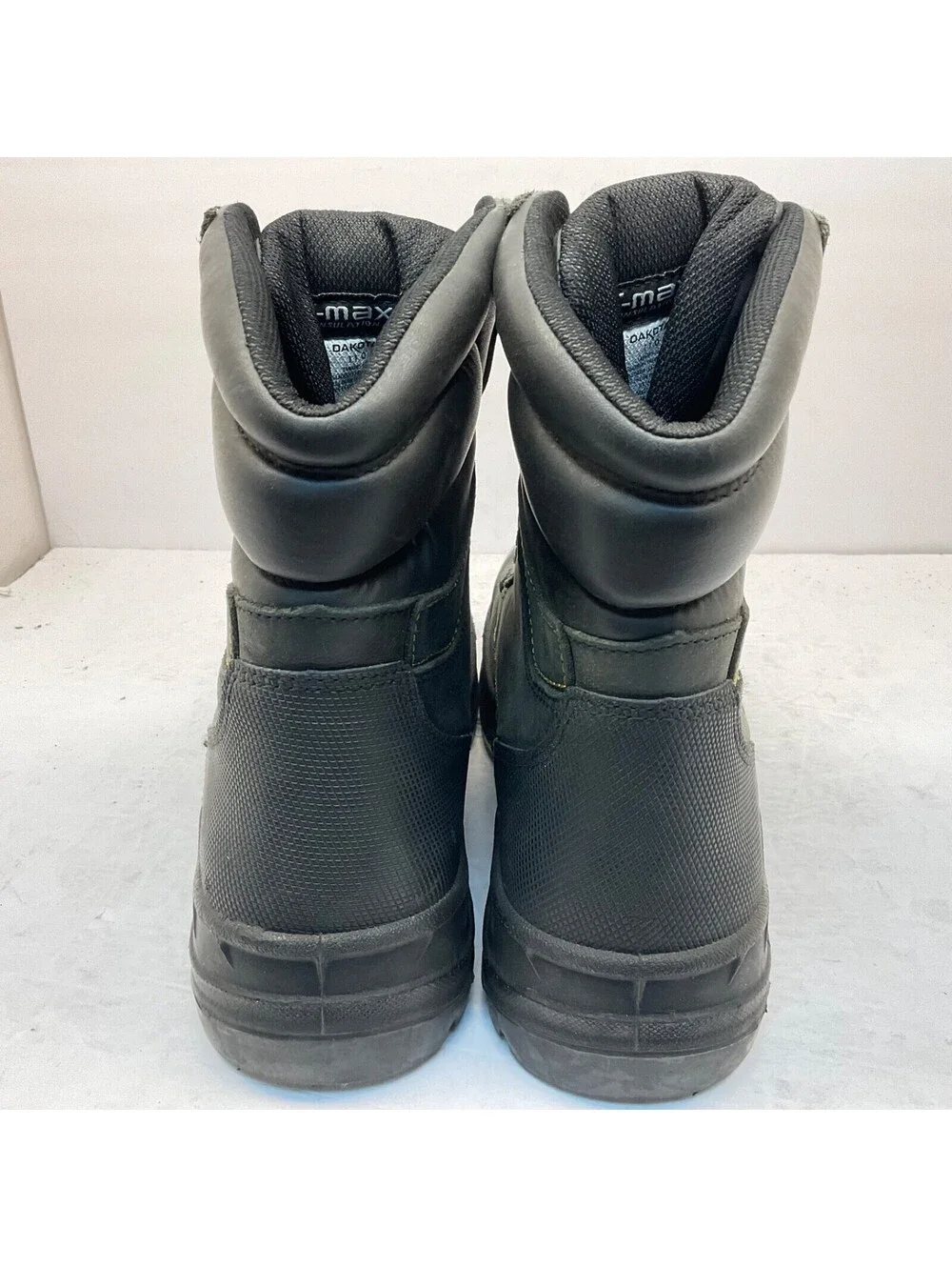 Dakota Men's 8'' 877 Steel Toe Steel Plate Safety Work Boots Black Size 11M